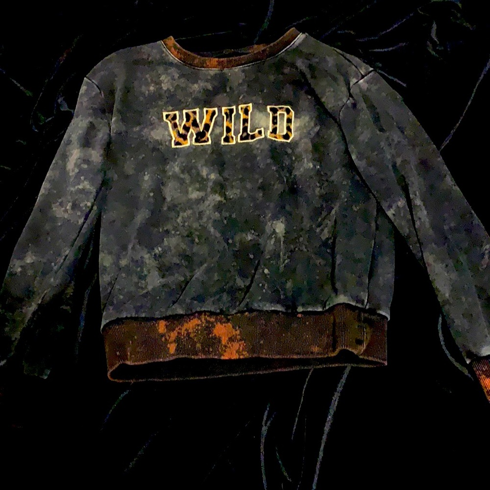 Bleached wild shirt, size 12 in girls
